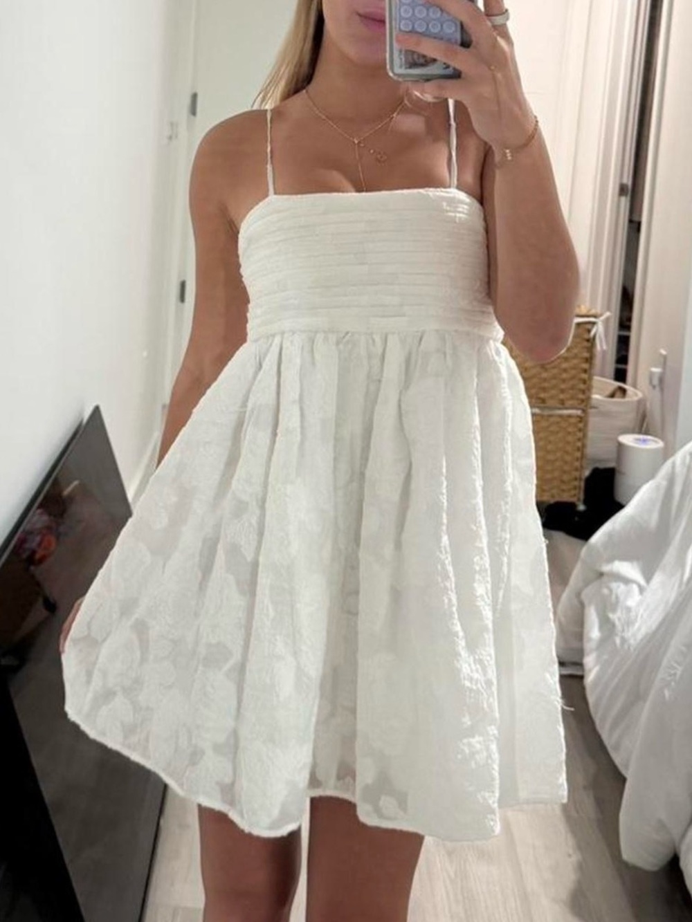 White Spaghetti Strap Sundress